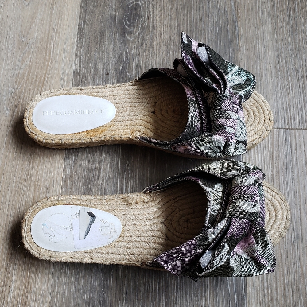 NEVER WORE REBECCA MINKOFF ESPADRILLE SANDAL - Picture 4 of 11